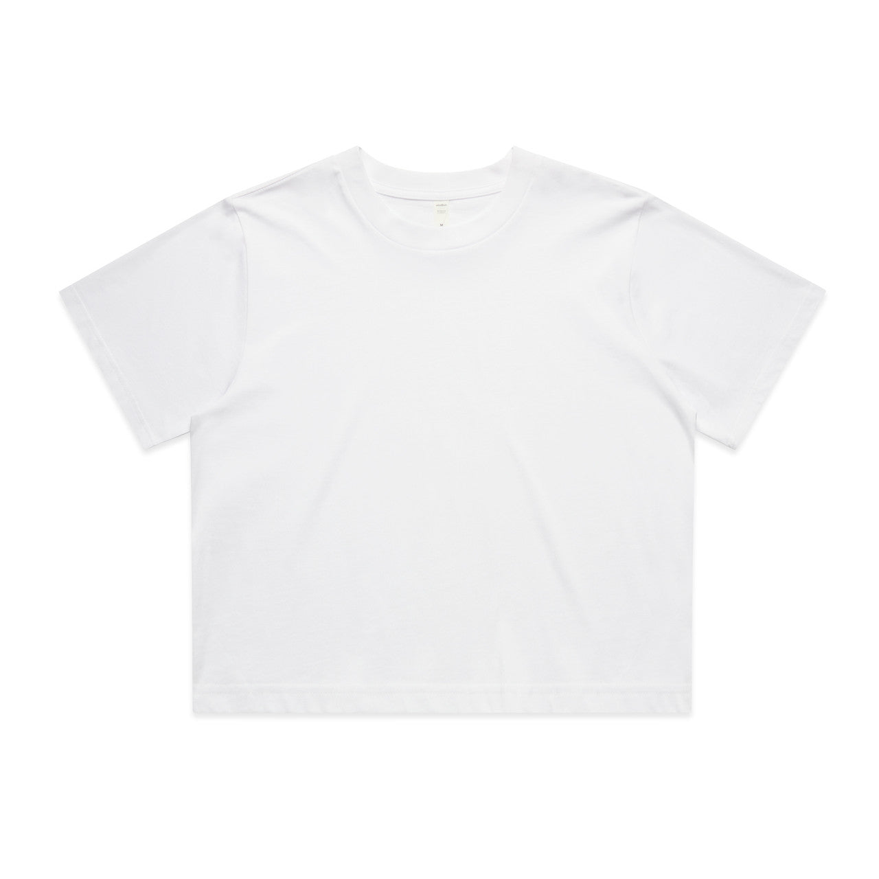 Wo's Classic Crop Tee - White