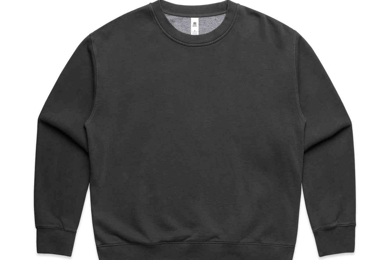 Wo's Relax Faded Crew - Faded Black