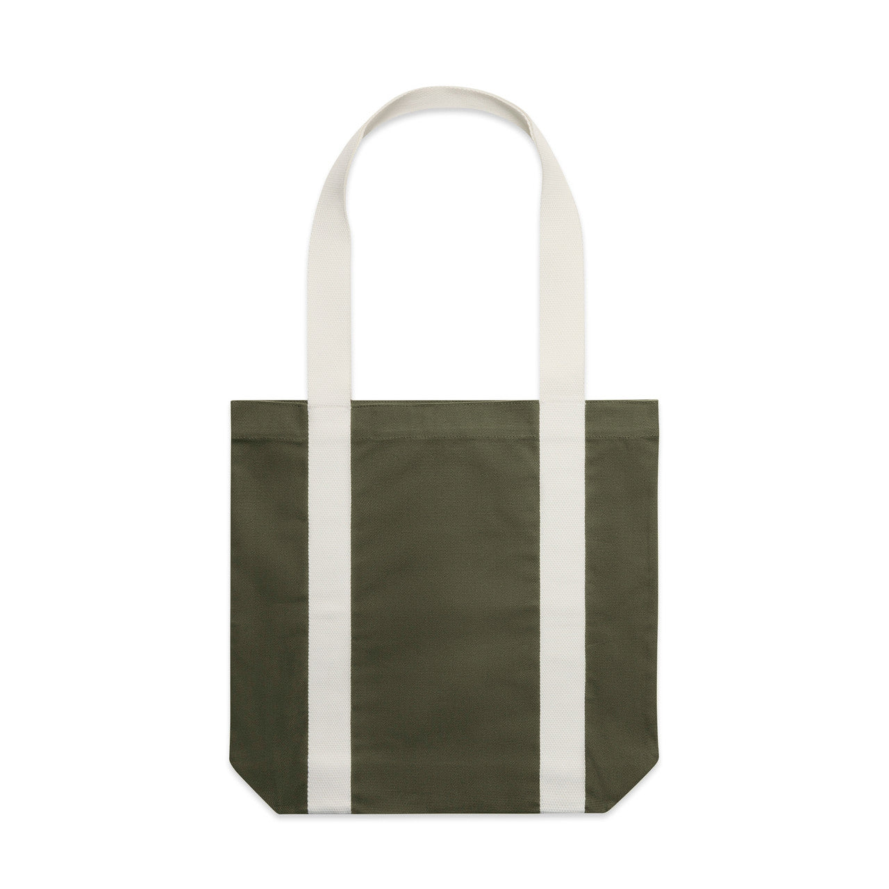 Two-Tone Carrie Tote - Army/Cream