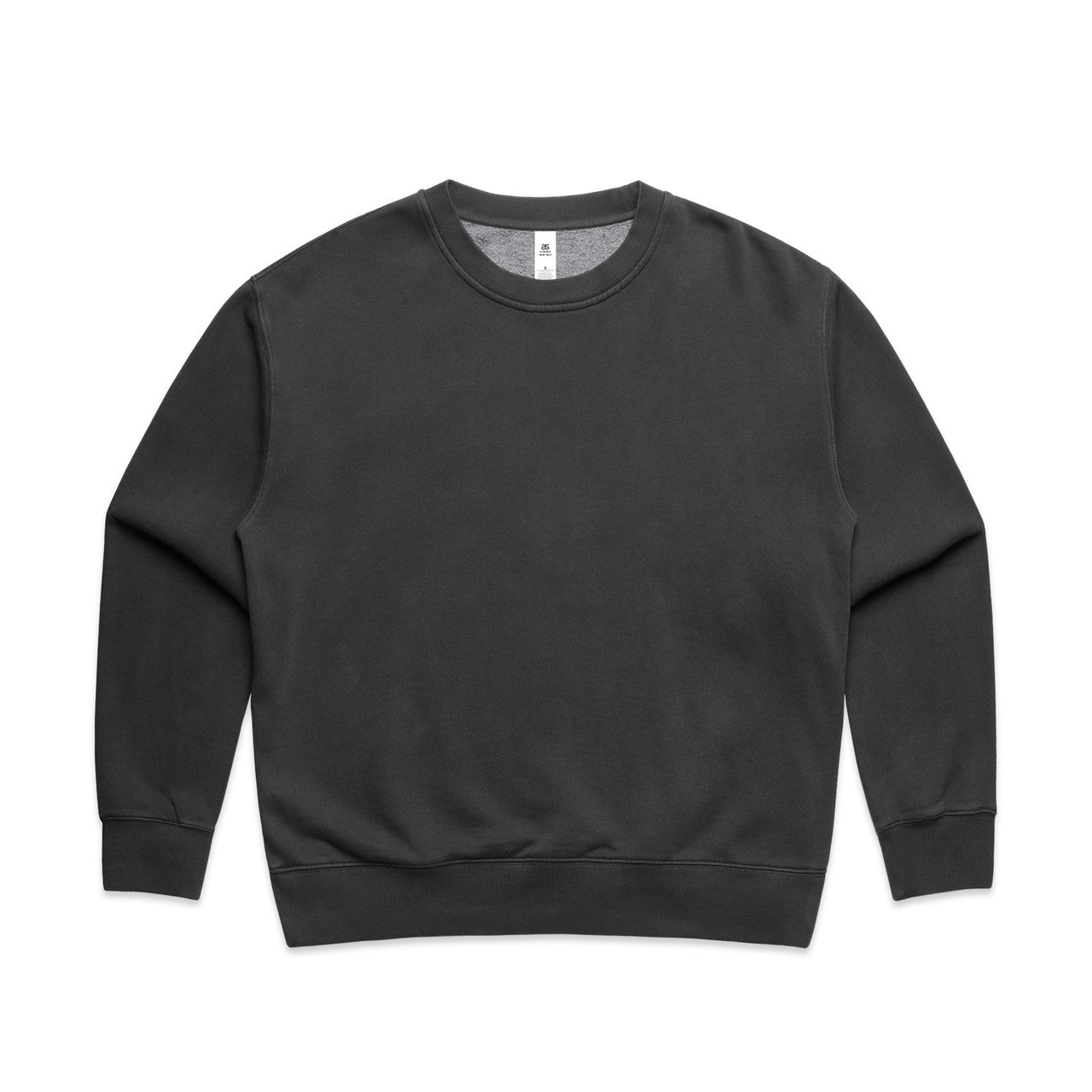 Wo's Relax Faded Crew - Faded Black
